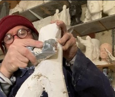 NEW! Plaster Abstract Sculpture
