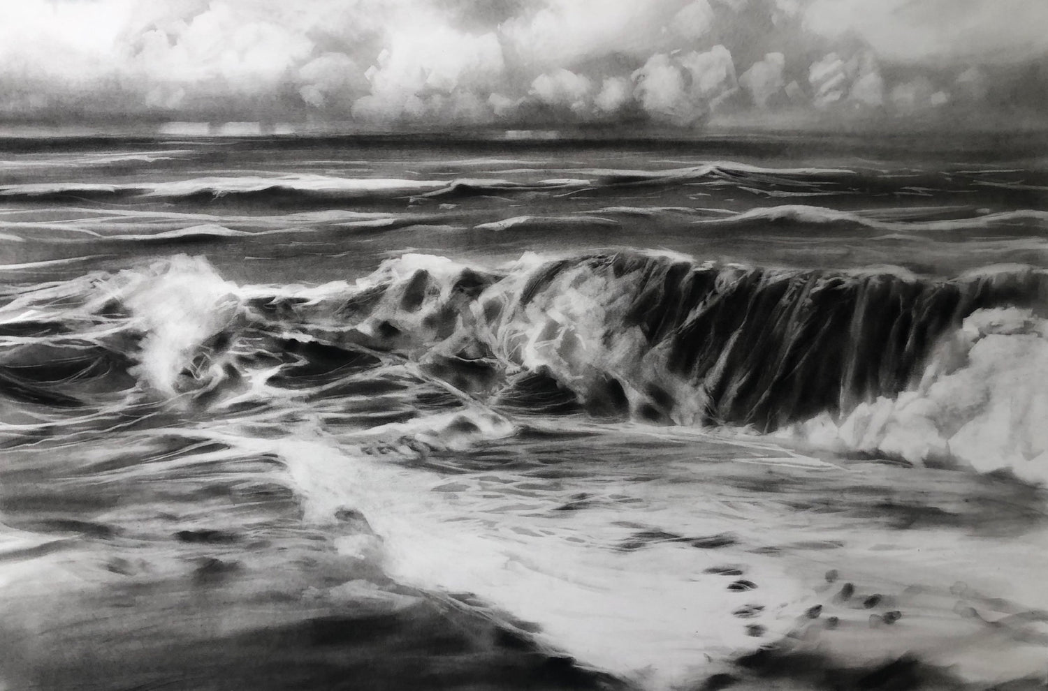 NEW! Elemental Dust: Charcoal Drawings of Nature