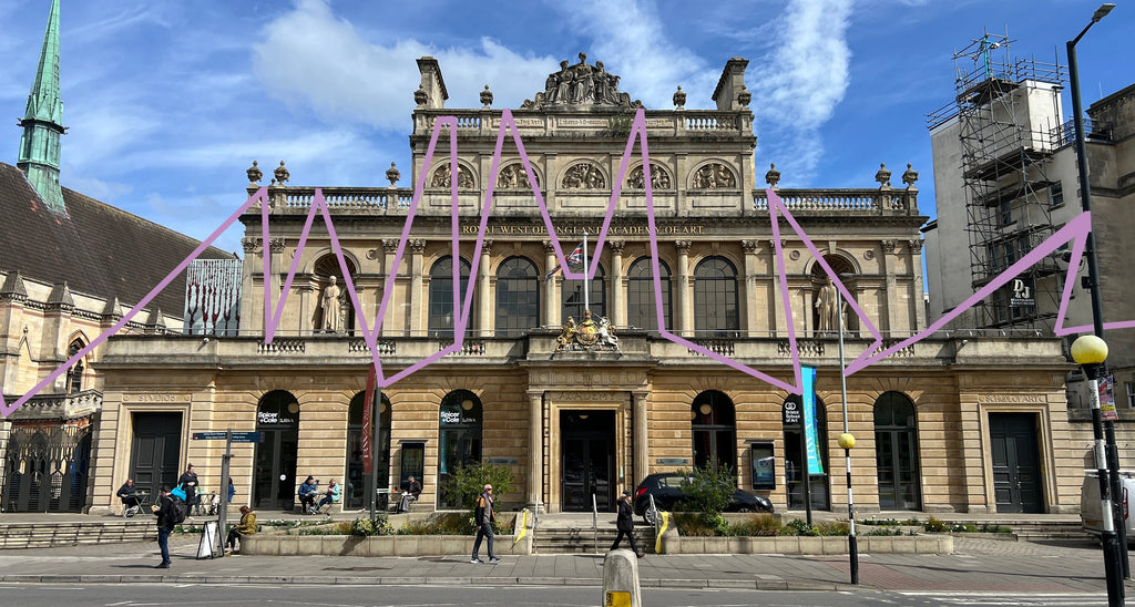 Giant new experimental drawing through space by Luke Jerram