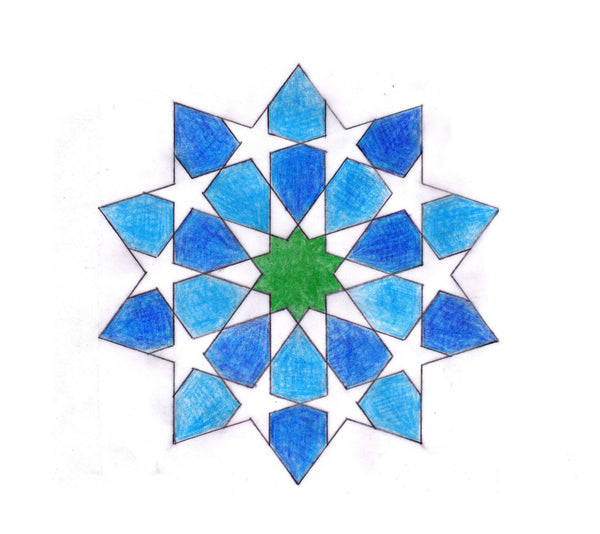 Sacred Geometry in Islamic Patterns