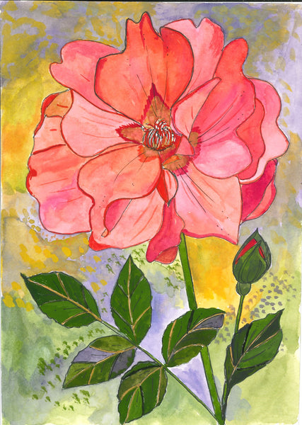 286 Untitled (pink flower) - Cynthia	Lear 	RWA
