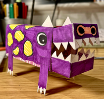 3D Card Monster