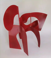 Abstract Horse in Red
