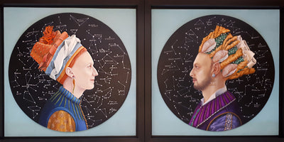 Two Time Travellers Meet In Space