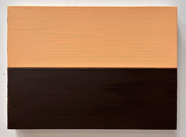 Naples Yellow Red Landscape Painting (View from the Window at Quisisana. Dahl. 1820)