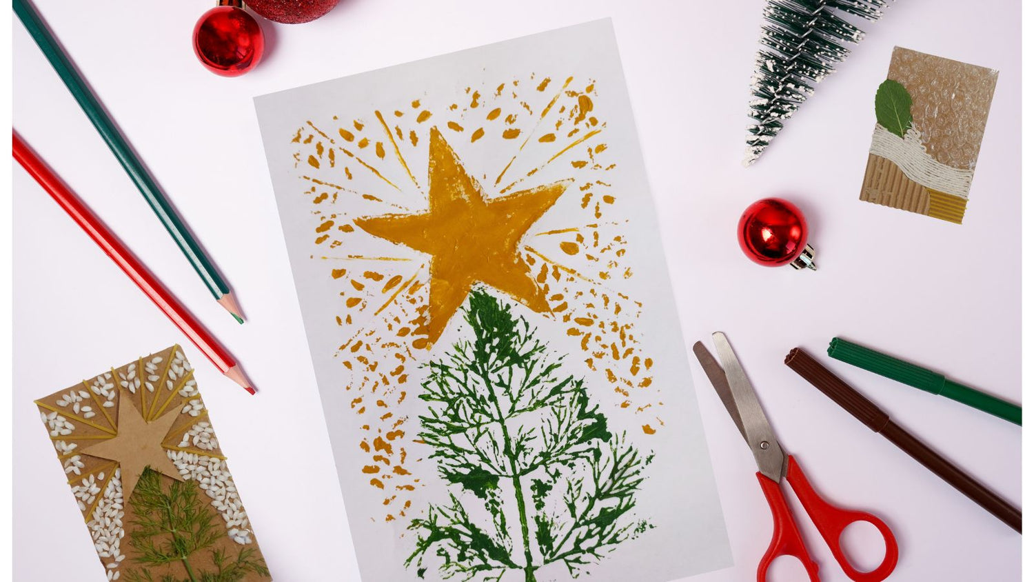 Art Skills 7-11's - Christmas Collagraph Magic