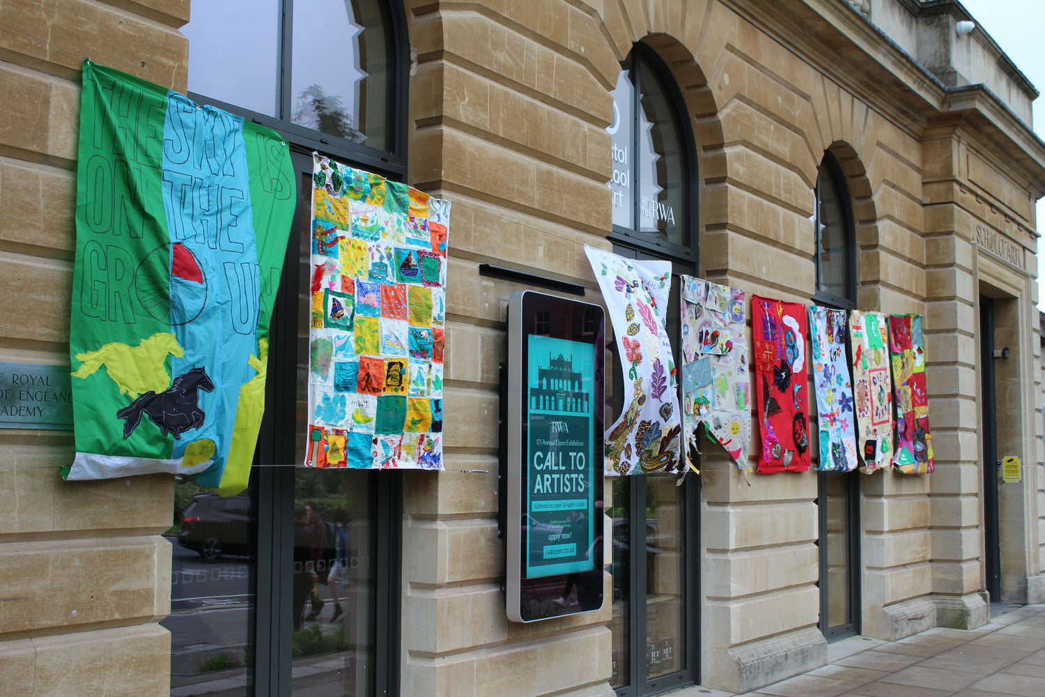 Art on the Forecourt - Flag Up Your Identity