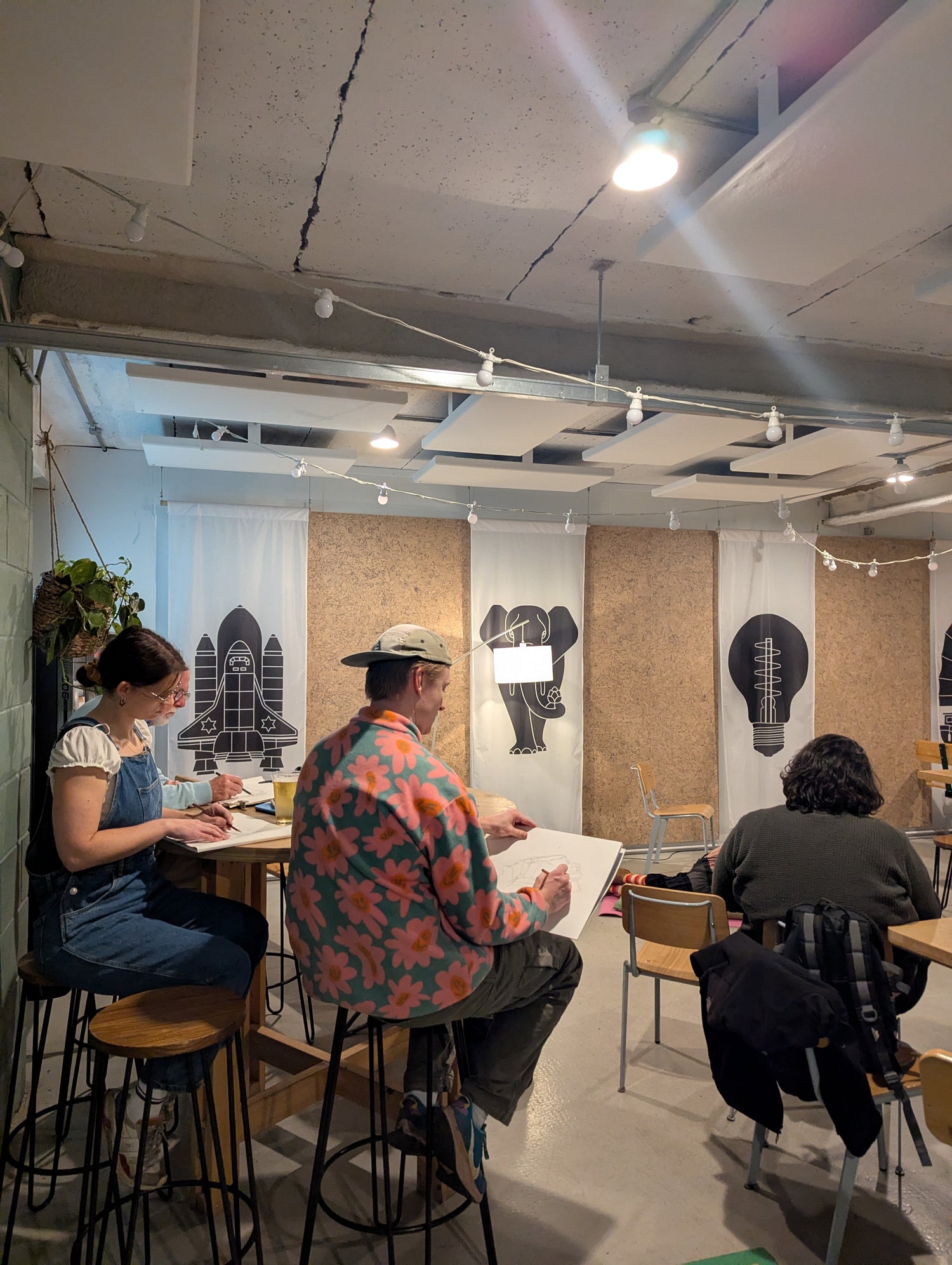 Figure Drawing at Wiper and True Taproom March