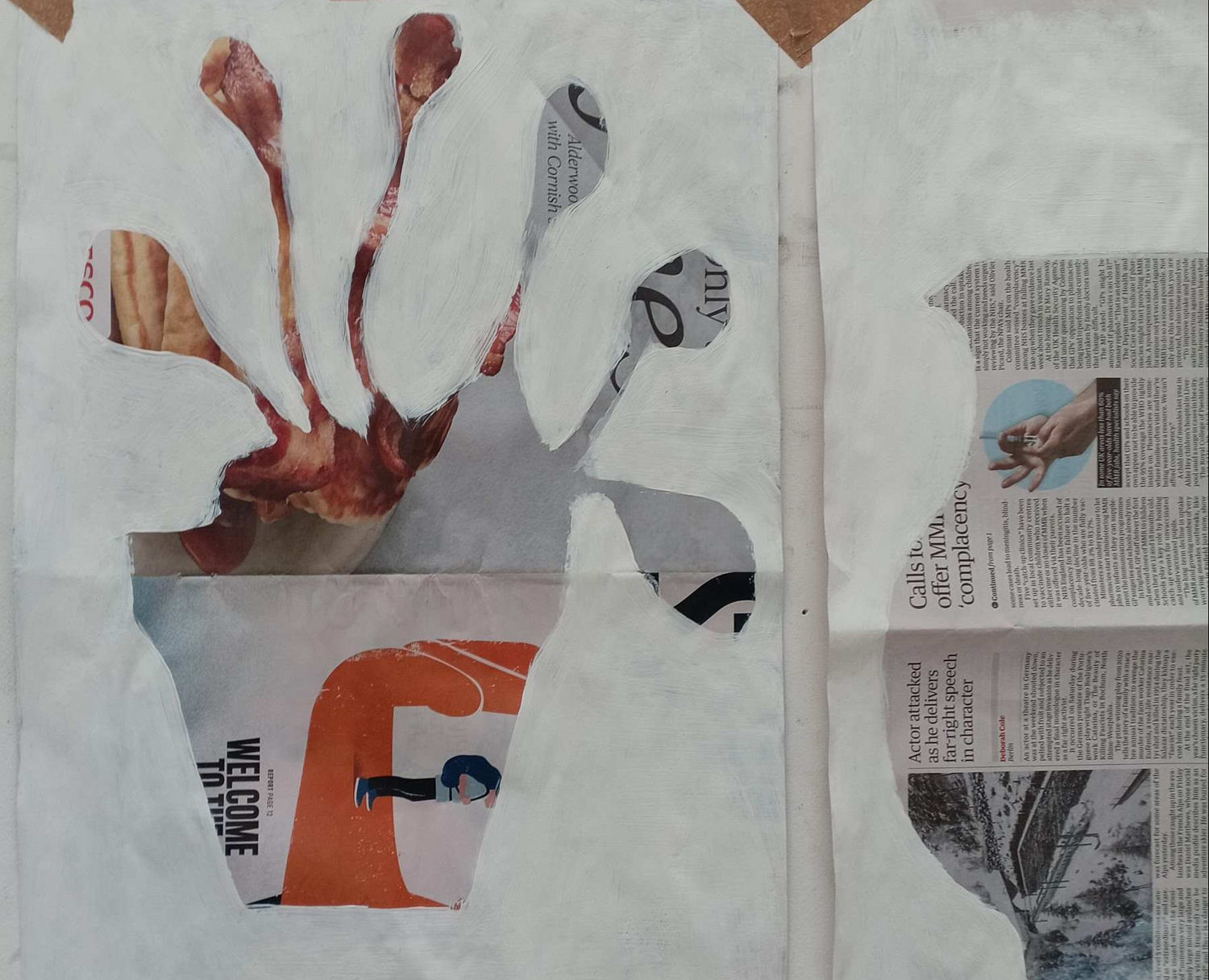 Drawing into Collage