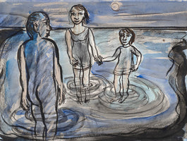 226, Eileen Cooper OBE RA RWA (Hon)- Night Bathers II