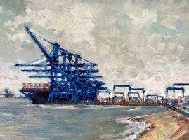 457, Nicola Stratton Tyler MA- Study at Felixstowe docks, April