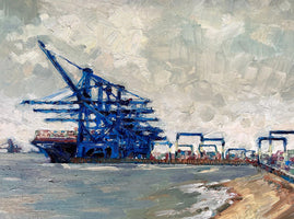 457, Nicola Stratton Tyler MA- Study at Felixstowe docks, April