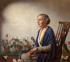 Frederick George Swaish, Waiting (A Portrait of the Artist's Wife)