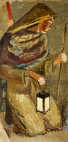 Vanessa Bell, Study for Berwick Church - The Shepherd