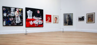 Me, Myself, I: Artists' Self-Portraits exhibition, installation view. RWA Bristol, 2022. Photo: Alice Hendy