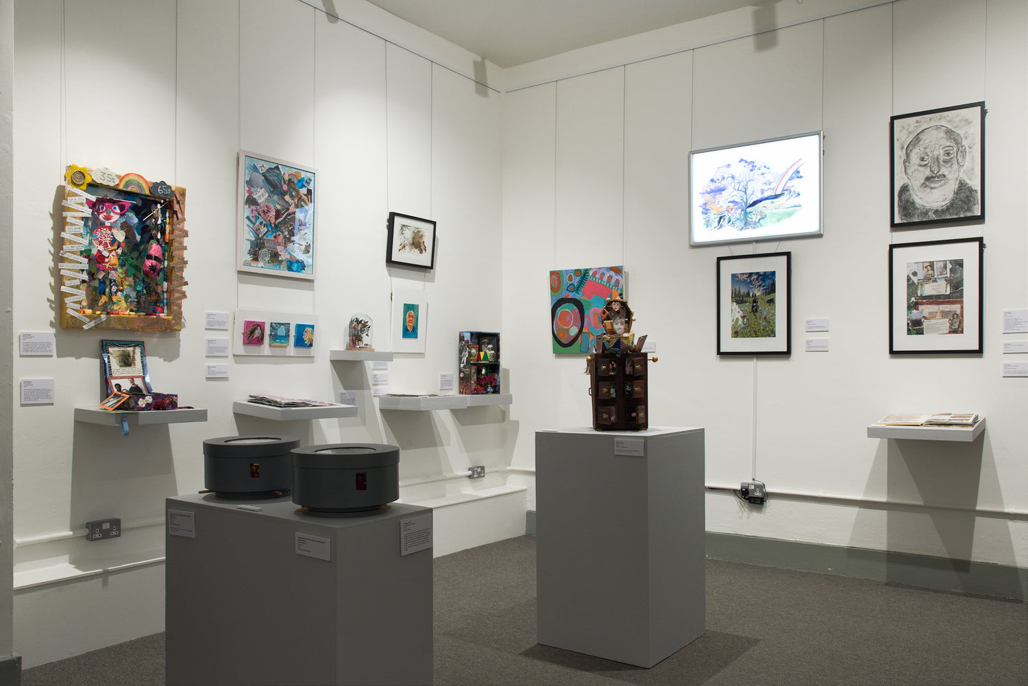 Exhibition space in the Lower ground floor, RWA Bristol